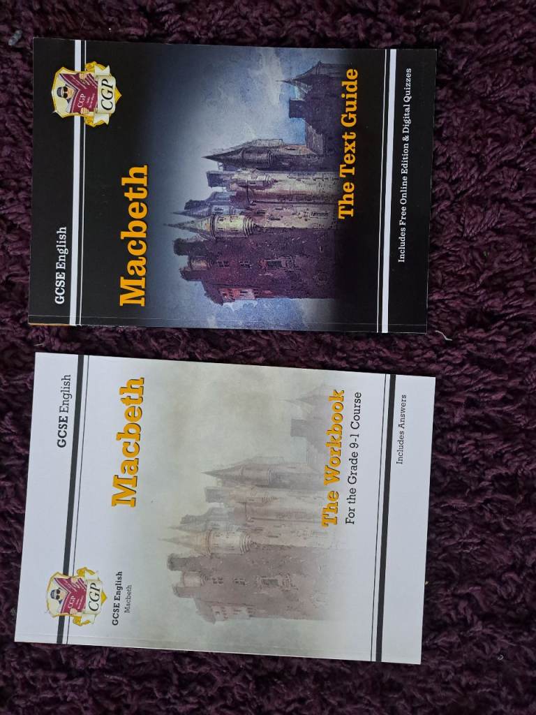 CGP GCSE English Macbeth Revision Guides – Text and Workbook