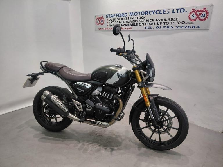 Triumph Scrambler 400X  STAFFORD MOTORCYCLES LIMITED