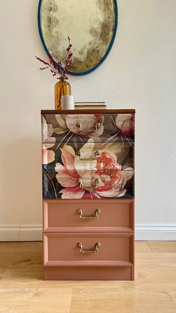 Beautiful Upcycled G-Plan Chest of Drawers 