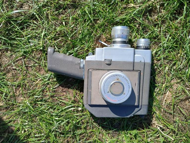 Vintage Sekonic 8mm Vintage Cine Film Camera – Grey, Fair Condition