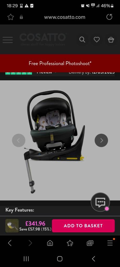 image for Cosatto Acorn 2 I-Size Rotating Bundle