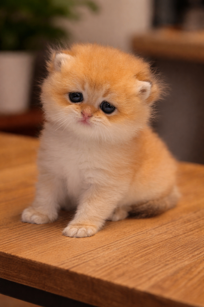 GCCF/TICA Stunning Golden BSH Chinchilla female Kittens