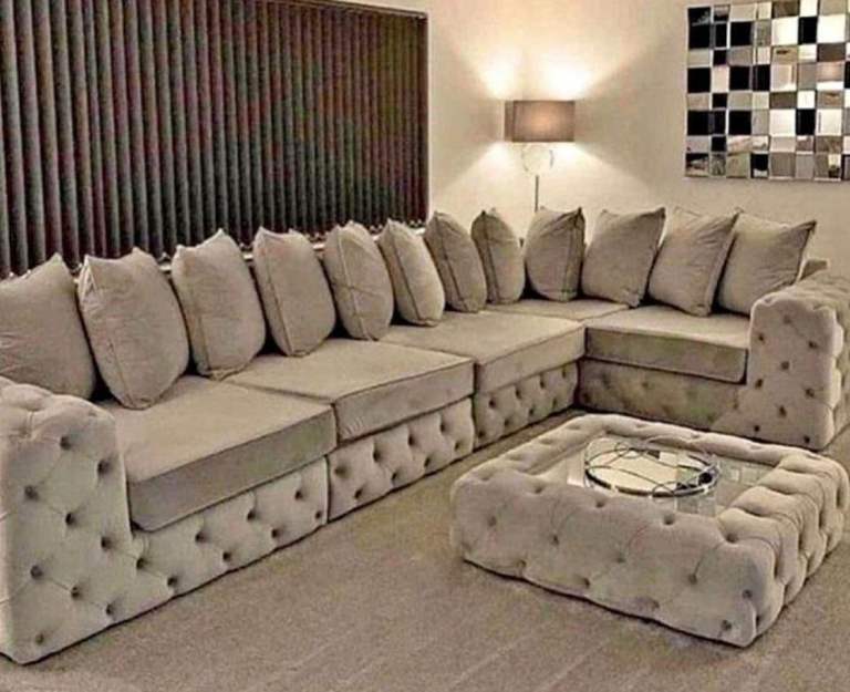image for Chesterfield   L Shape Corner Sofa 3+2 Seater Sofa Free Delivery All UK 