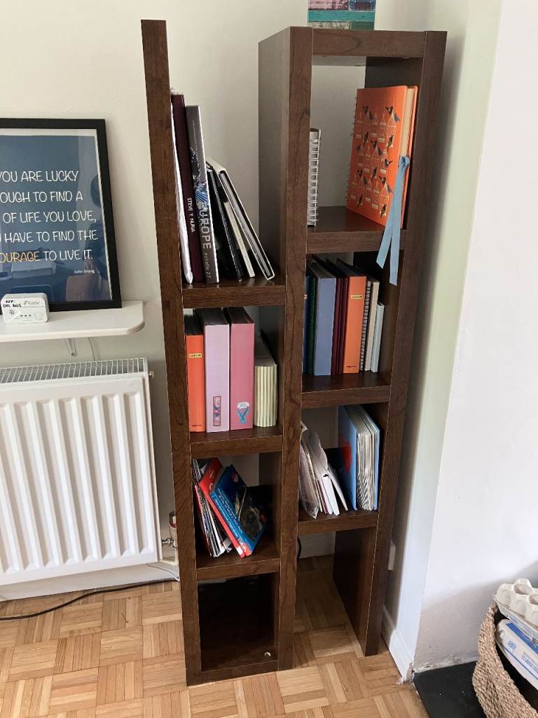 Tall narrow bookcase – 150h x 52w x 30d cm