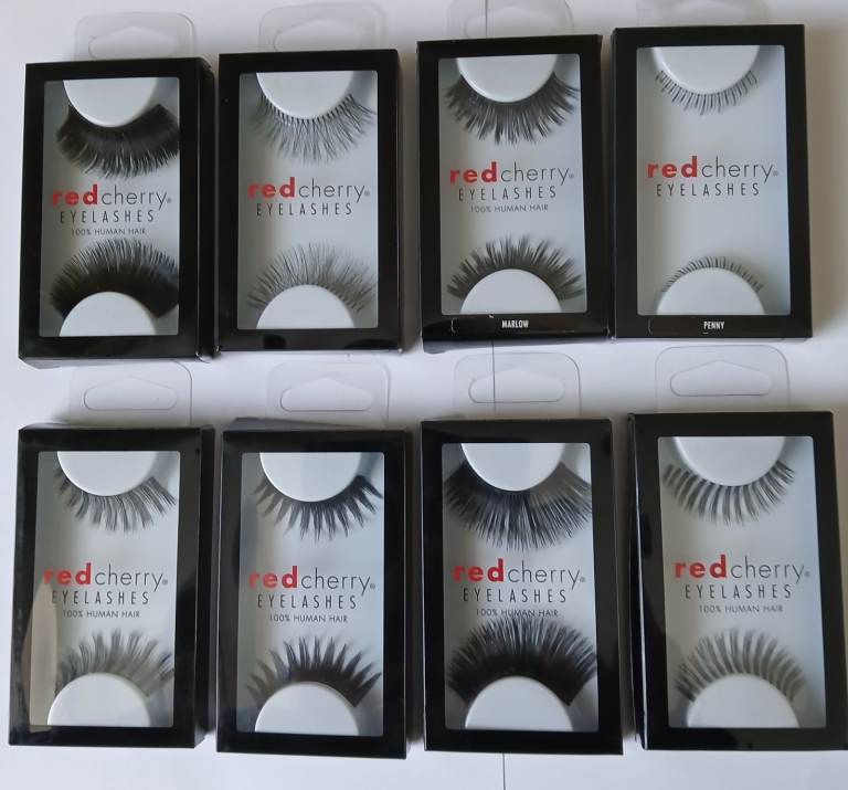 Great selection of 8 pairs of false eyelashes
