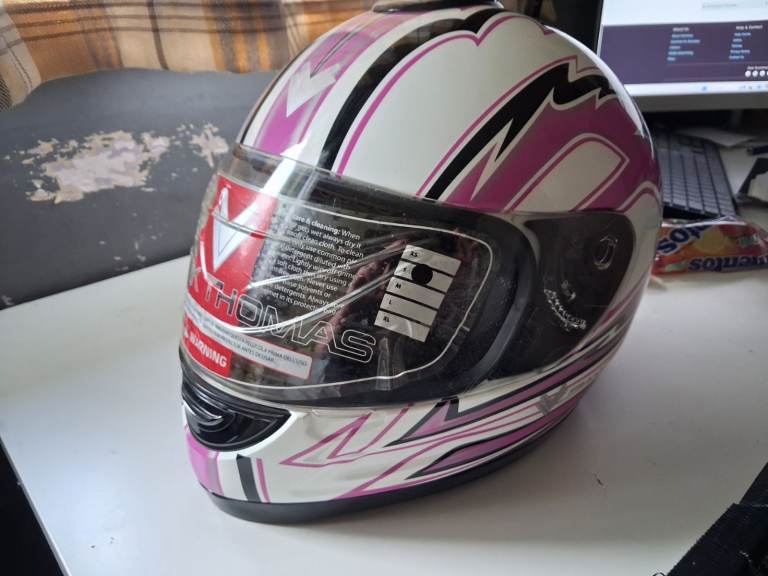FRANK THOMAS MOTORBIKE HELMET 