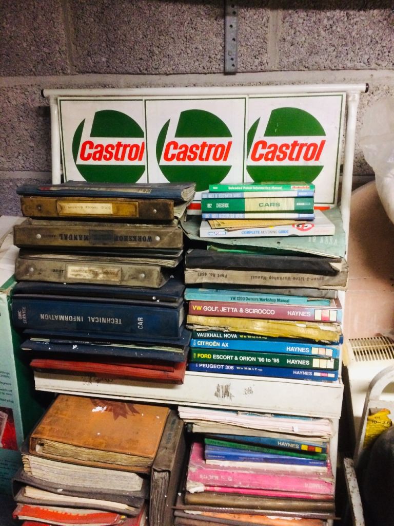 Car repair manuals