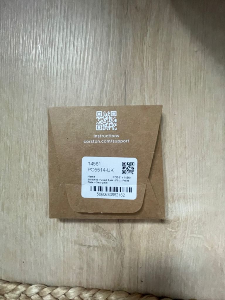 Corston Single Switched Fused Spur (FCU).