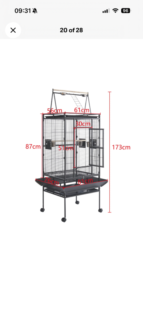Parrot cage 