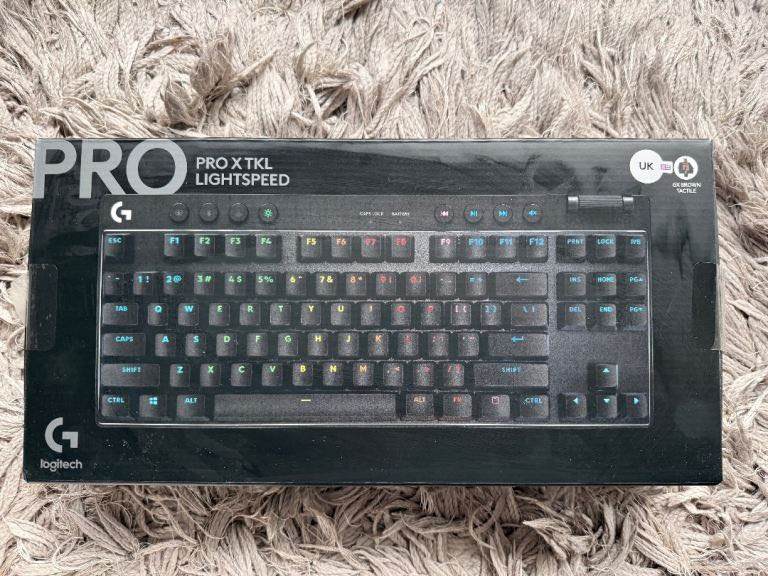Brand new - Logitech PRO X TKL Lightspeed Gaming Keyboard / Black
