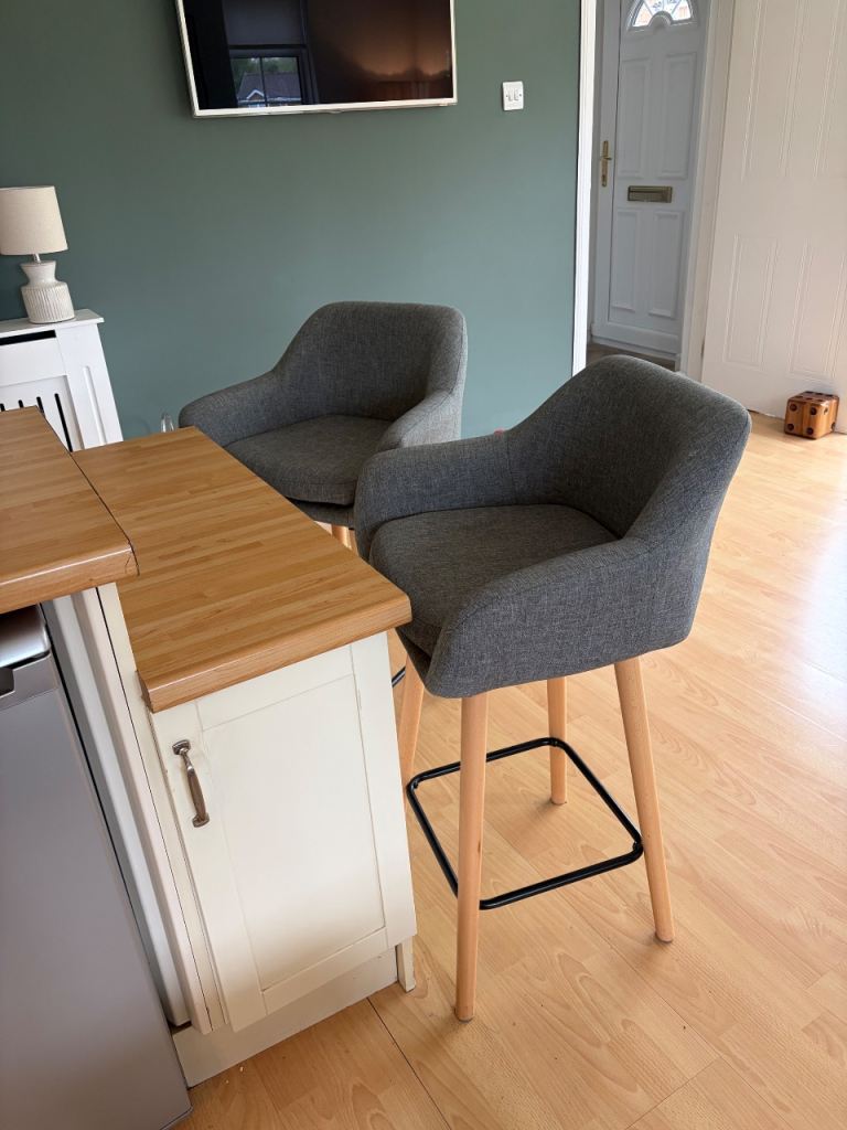 Grey bar stools