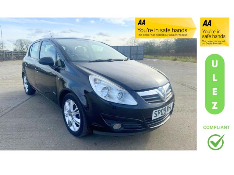 2009 Vauxhall Corsa 1.2i 16V Design 5dr HATCHBACK Petrol Manual