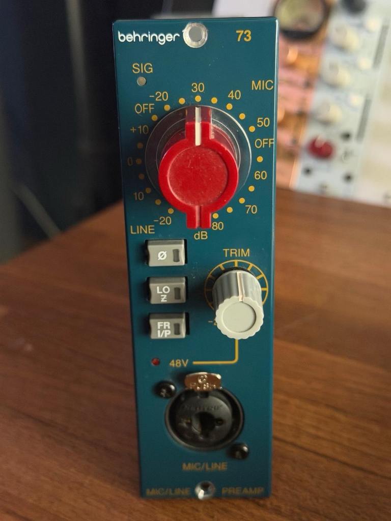 Behringer 73 Pre Amp 500 series
