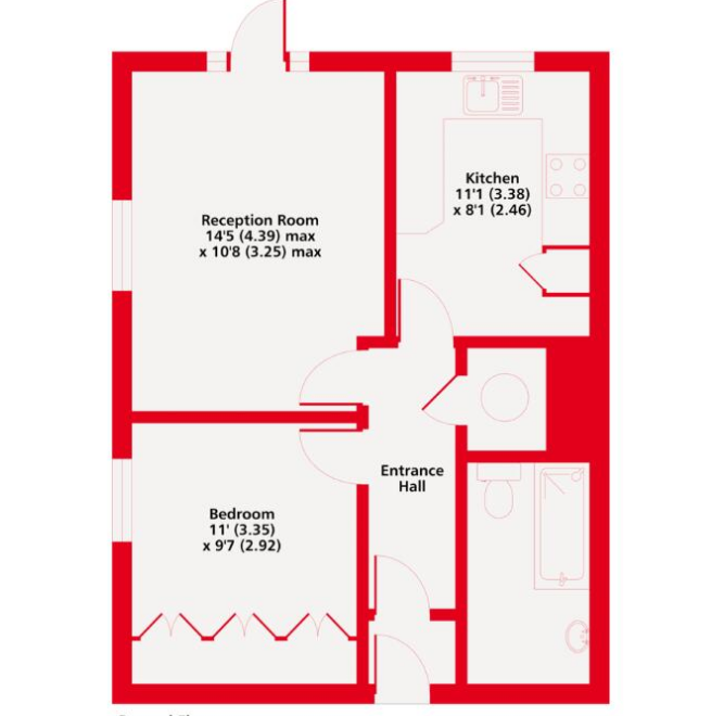 1 Bed Flat Wanted [ £1,250 per Month] Move In Immediately / Long Term Letting Required.