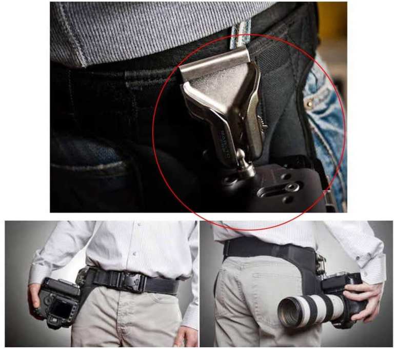 Camera Belt Clip Quick Release Holster Mount DSLR Camera