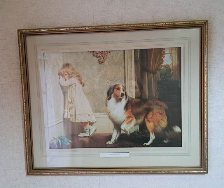 Vintage Picture in Frame - A Special Pleader 