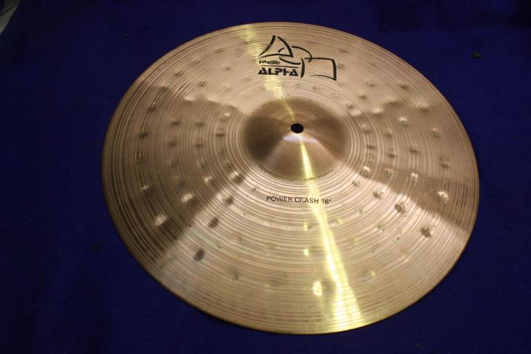 Paiste Alpha 16in Power Crash for Drum Kit ~ Weight 1246 grams ~ Like New Condition ~ £75 ono