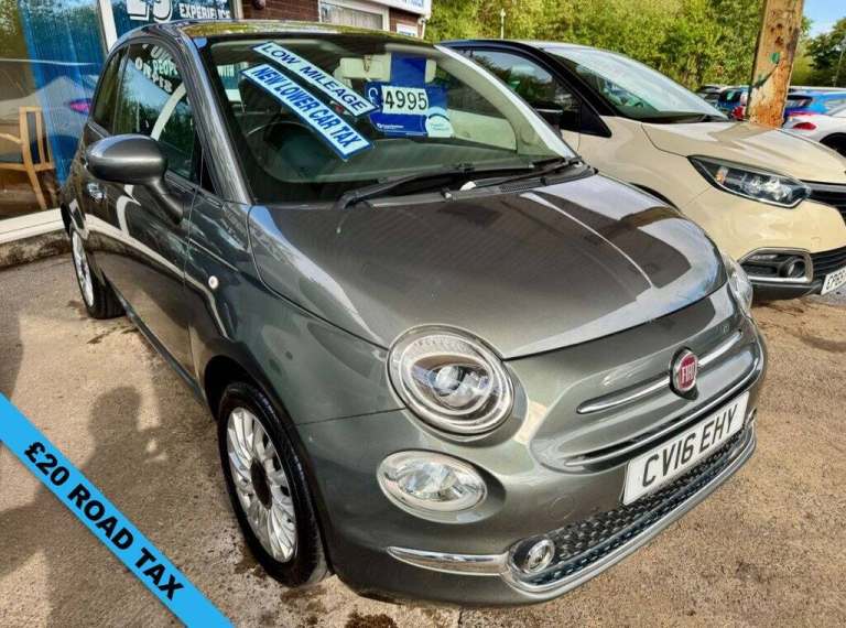 2016 Fiat 500 1.2 Lounge Hatchback 3dr Petrol Manual Euro 6 (s/s) (69 bhp) ** PETROL..... Hatchba...