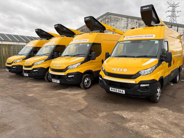 Choice of 2020 Iveco Daily 50c18 3.0 euro6 versalift VTL 14-5f cherry pickers 