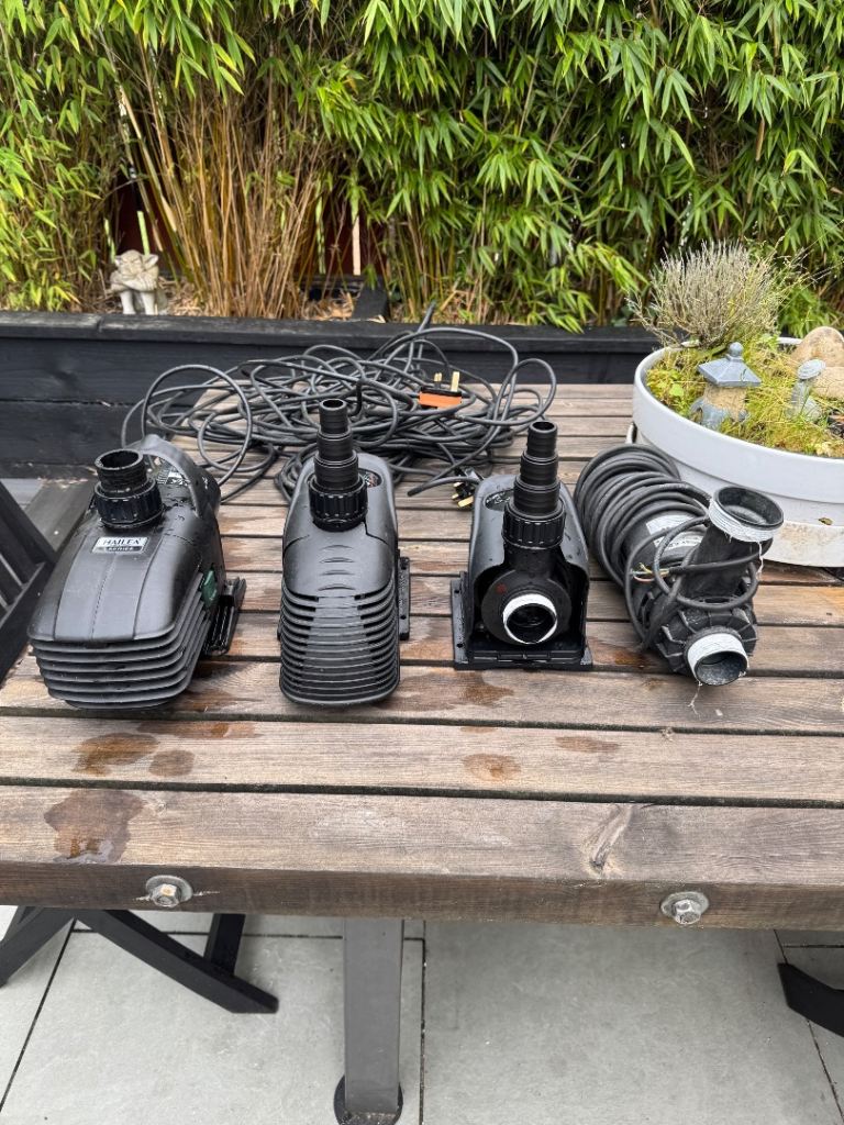Koi Pond pumps various 