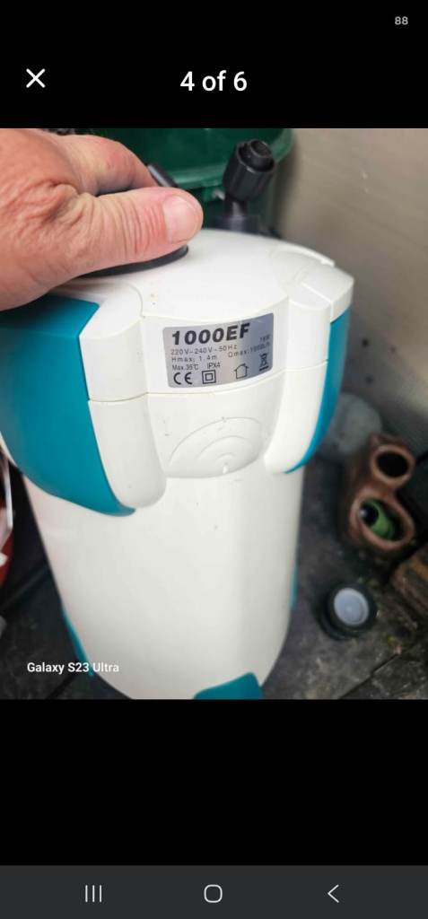 Two all pond solutions fish tank filters