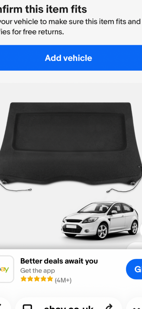 Wanted - Ford focus parcel shelf mk2 2009
