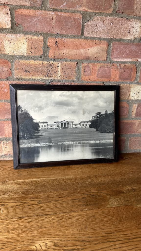 Antique Framed Photograph of National Trust - Stowe Gardens