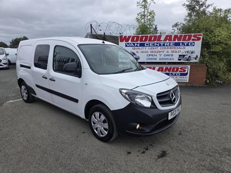 2021 ON 21 PLATE MERCEDES BENZ CITAN 109 PURE CDI LWB CREW VAN ULEZ FREE ZONE