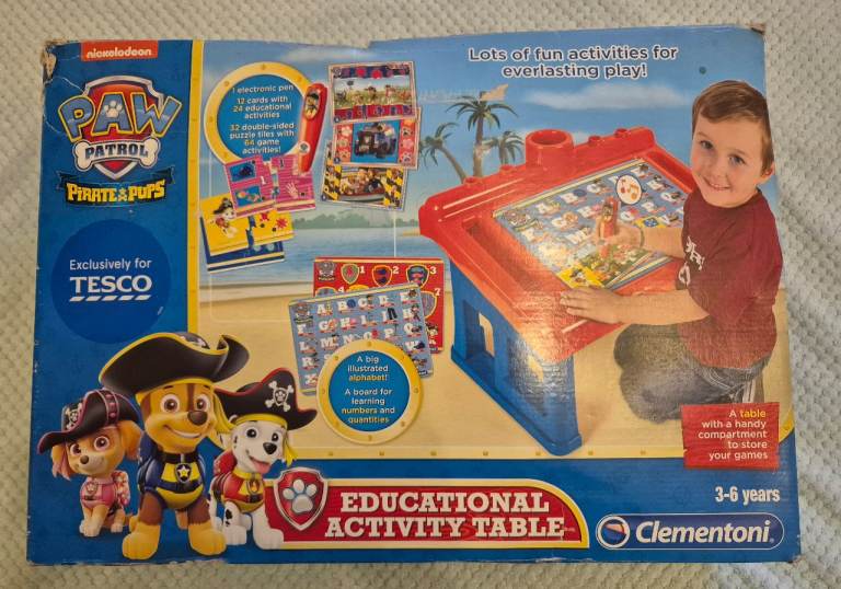 Paw Patrol Educational Activity Table