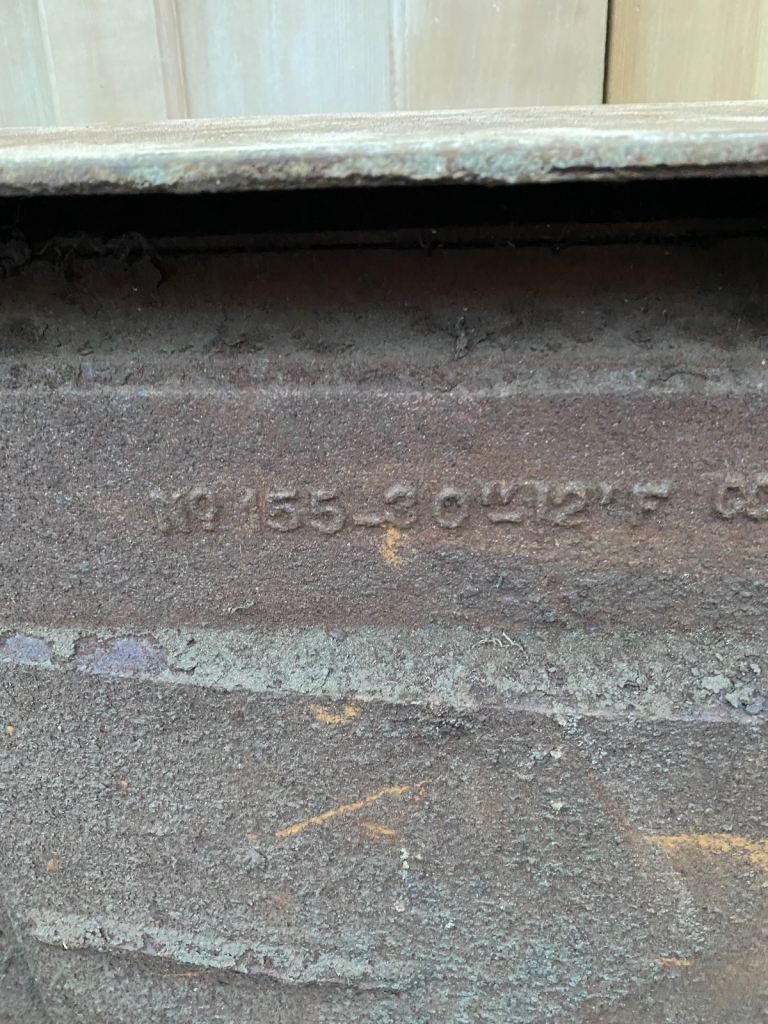 Edwardian Coalbrookdale cast iron fireplace 