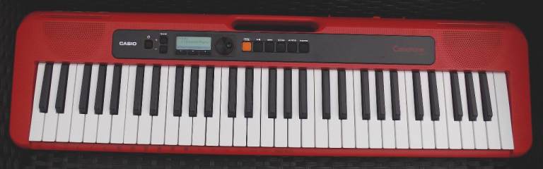 Casiotone CT-S100 Electronic Keyboard - Red, As Good As New