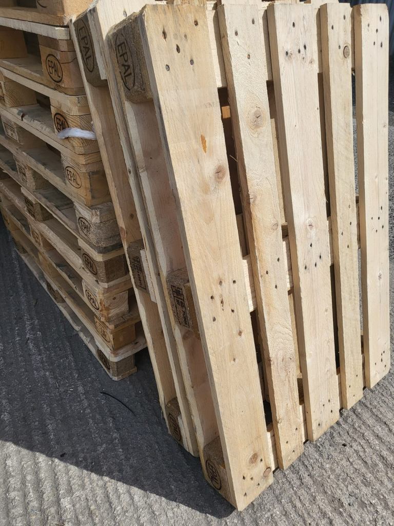 Wooden Pallets Euro 1200x800mm EPAL DIY Shipping GRADE A , £6.00 for Sale