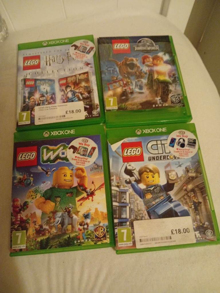 4 LEGO Xbox One Games Bundle - Good Condition