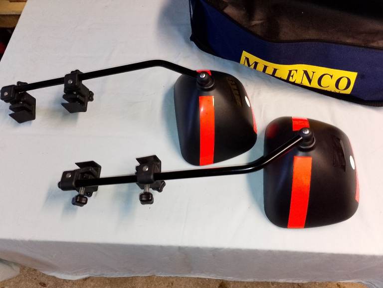 Milenco extra long towing mirrors 