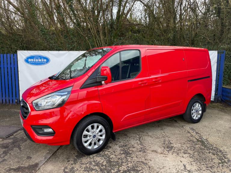 2022 Ford Transit Custom 2.0 EcoBlue 130ps Low Roof Limited Automatic Van In Red PANEL VAN Diesel...