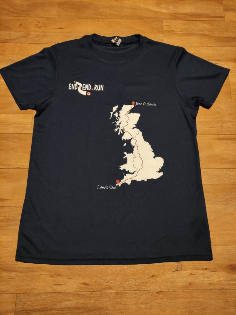 Ladies Roly LAND'S END TO JOHN O GROATS Outdoors Polo T Shirt, walking hiking, casual, Small