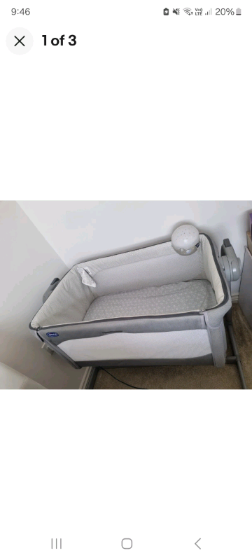 Chicco Next2me crib magic baby co sleeping cot bedside next to me & Ni