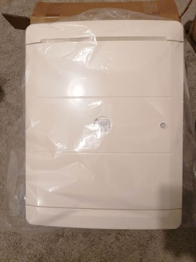 Gas and Electric Meter Box Cover - durable meter box protection - white