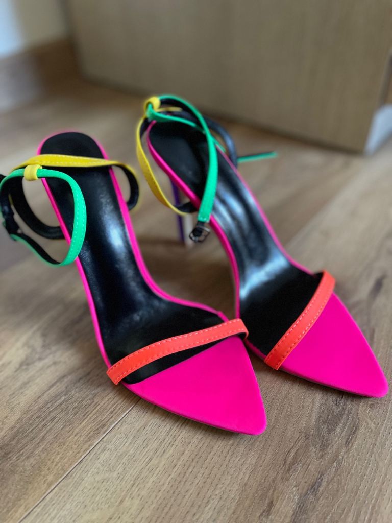 Multicoloured High Heels - Size 39, As Good As New