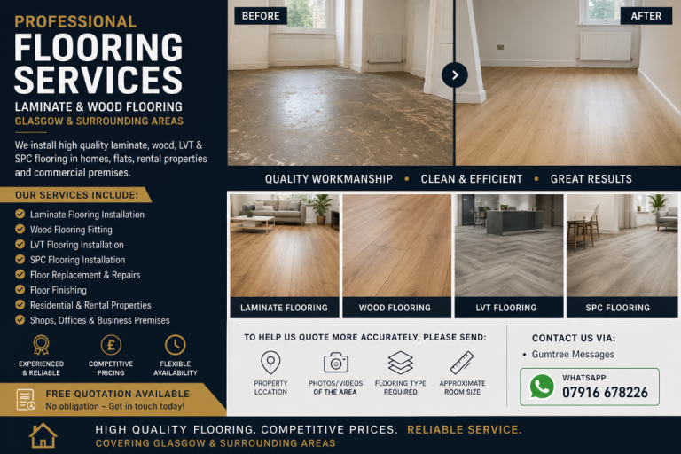 Laminate Flooring Installation & Flooring Services Glasgow