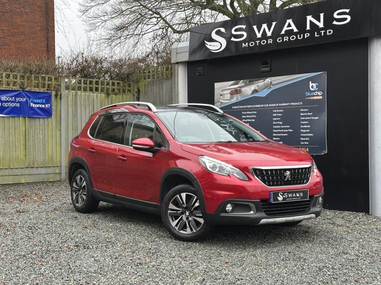 2018 Peugeot 2008 1.2 PureTech Allure Premium 5 Door SUV Red.