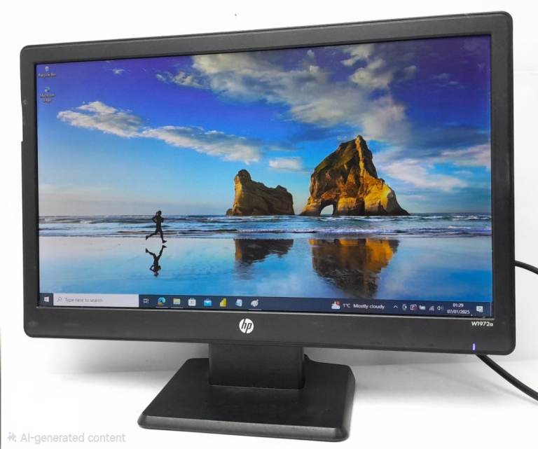 HP W1972a 18.5-inch LED Backlit LCD Monitor.