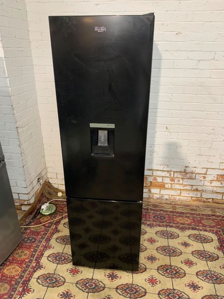Free delivery Bush Black Freestanding Fridge Freezer with Water Dispenser