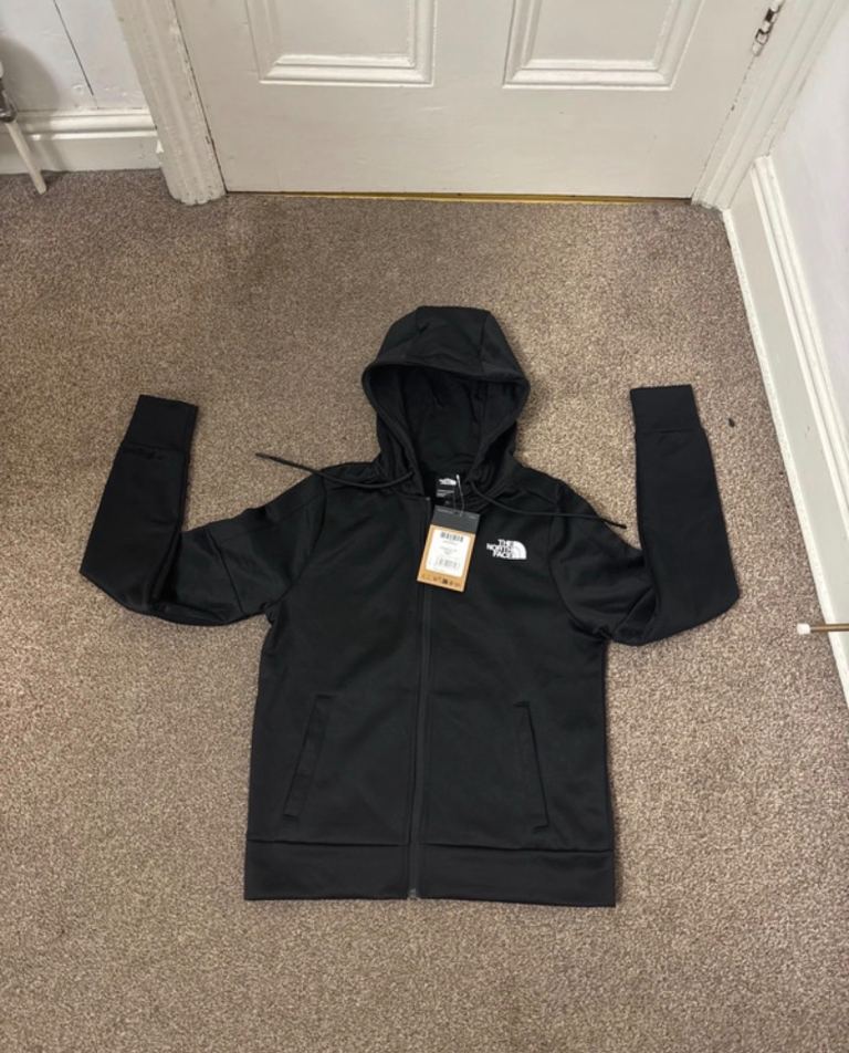 New The North Face Women's Hooded Jacket – Black, Size S