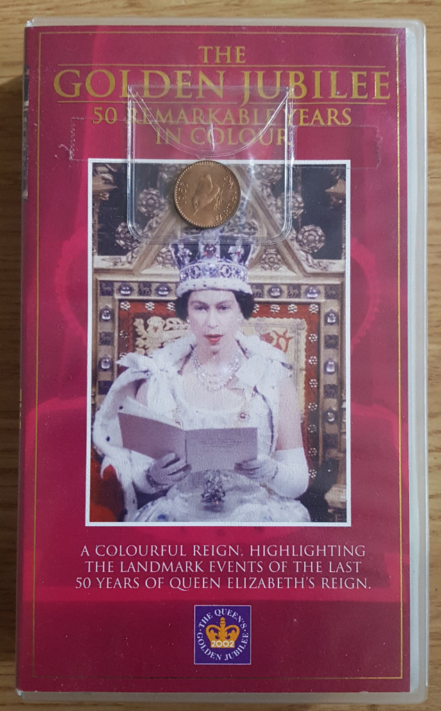 THE GOLDEN JUBILEE 50 YEARS IN COLOUR VHS VIDEO