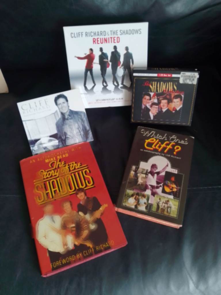 Cliff Richard & The Shadows CDs, DVDs, and Books Job Lot