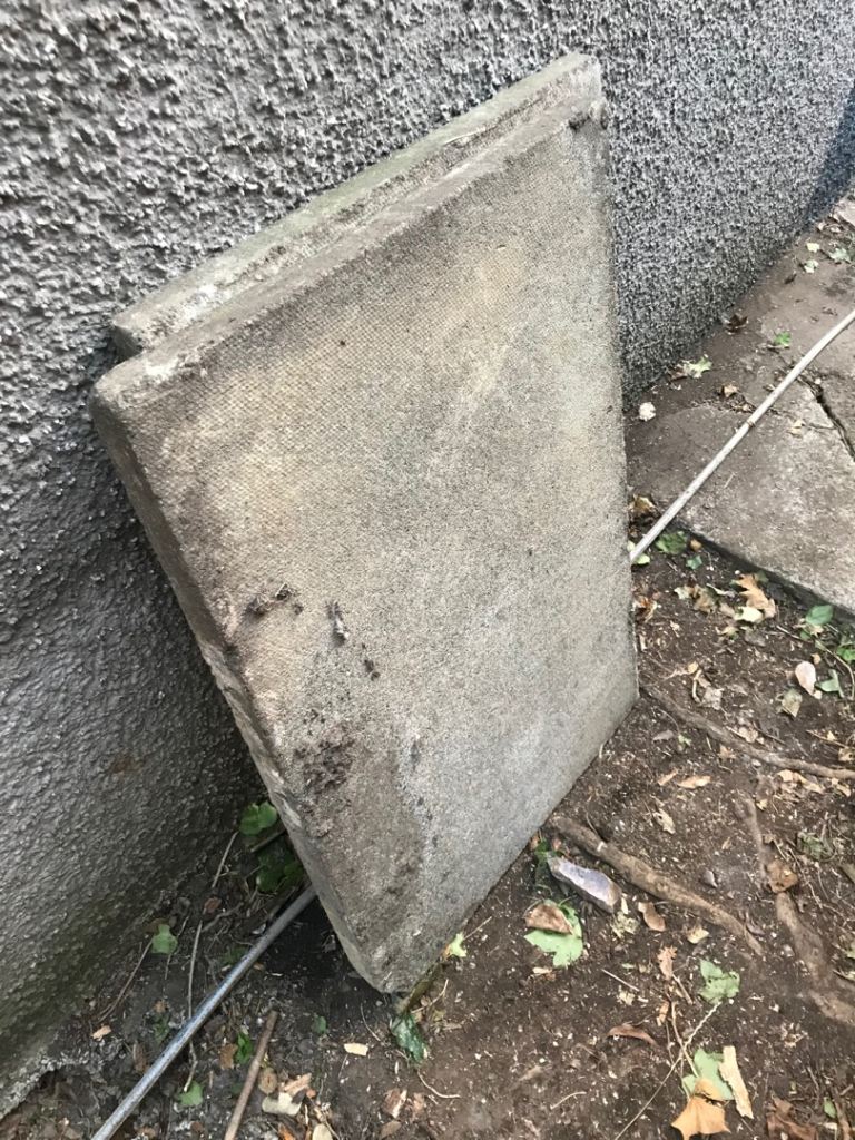 4x Large Concrete Paving Slab – Grey, Fair Condition
