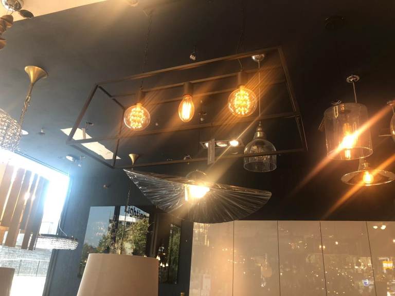 Statement pendant hanging chandelier