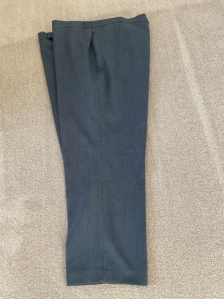 Men's Blue Formal Trousers – As Good As New size 50 inch waist