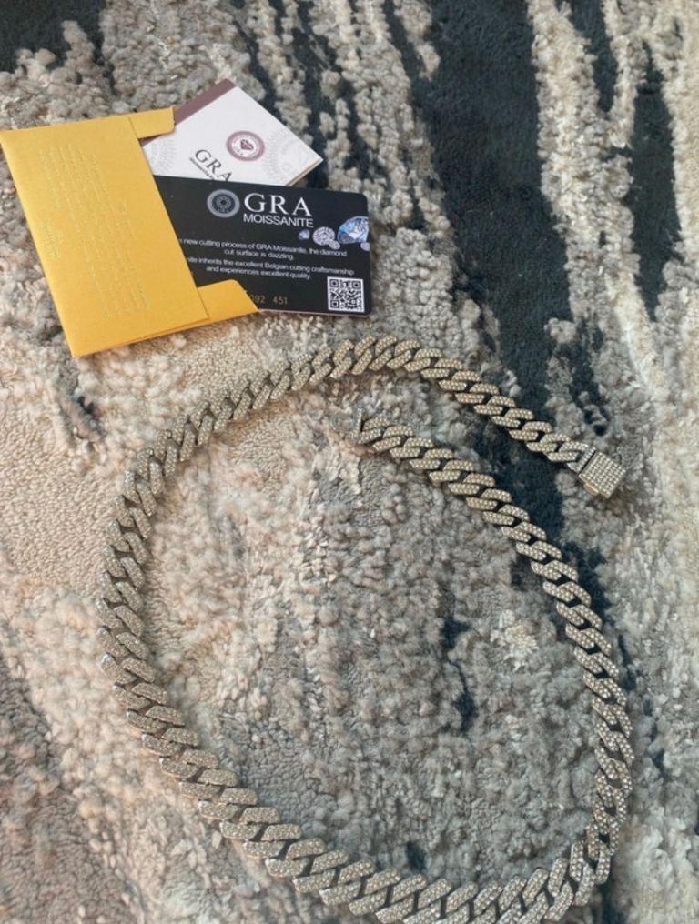 Diamond Cuban link chain 
